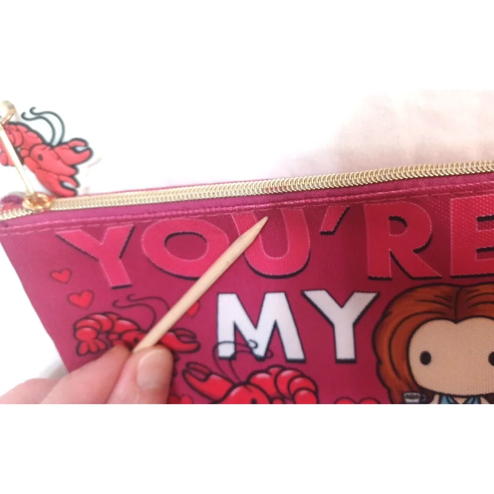You're My Lobster FRIENDS Pencil Makeup Case Cosmetic Ross & Rachel 8x4 *READ